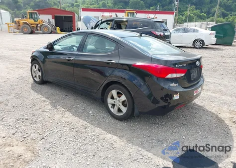 2013 Hyundai Elantra Gls из США, поврежденный, VIN KMHDH4AE8DU656677